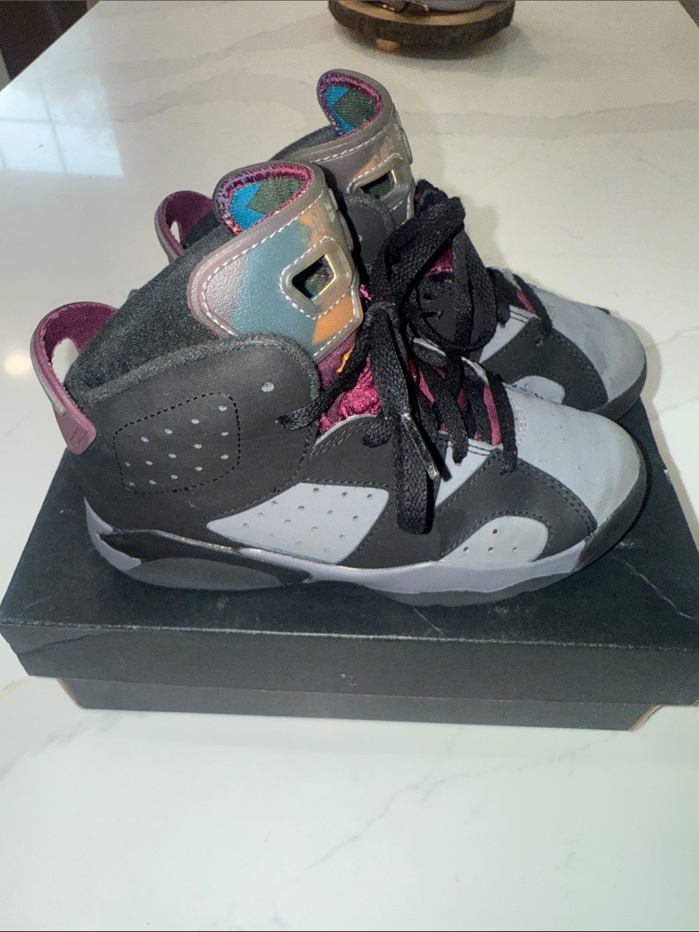 Kid’s Retro Air Jordan 6 PS Bordeaux